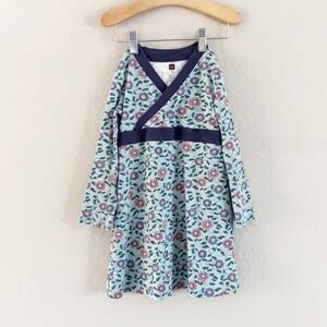 🌿Final‎ Sale Tea Floral 4T Dress